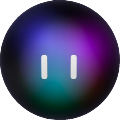 Logo de una esfera con ojitos